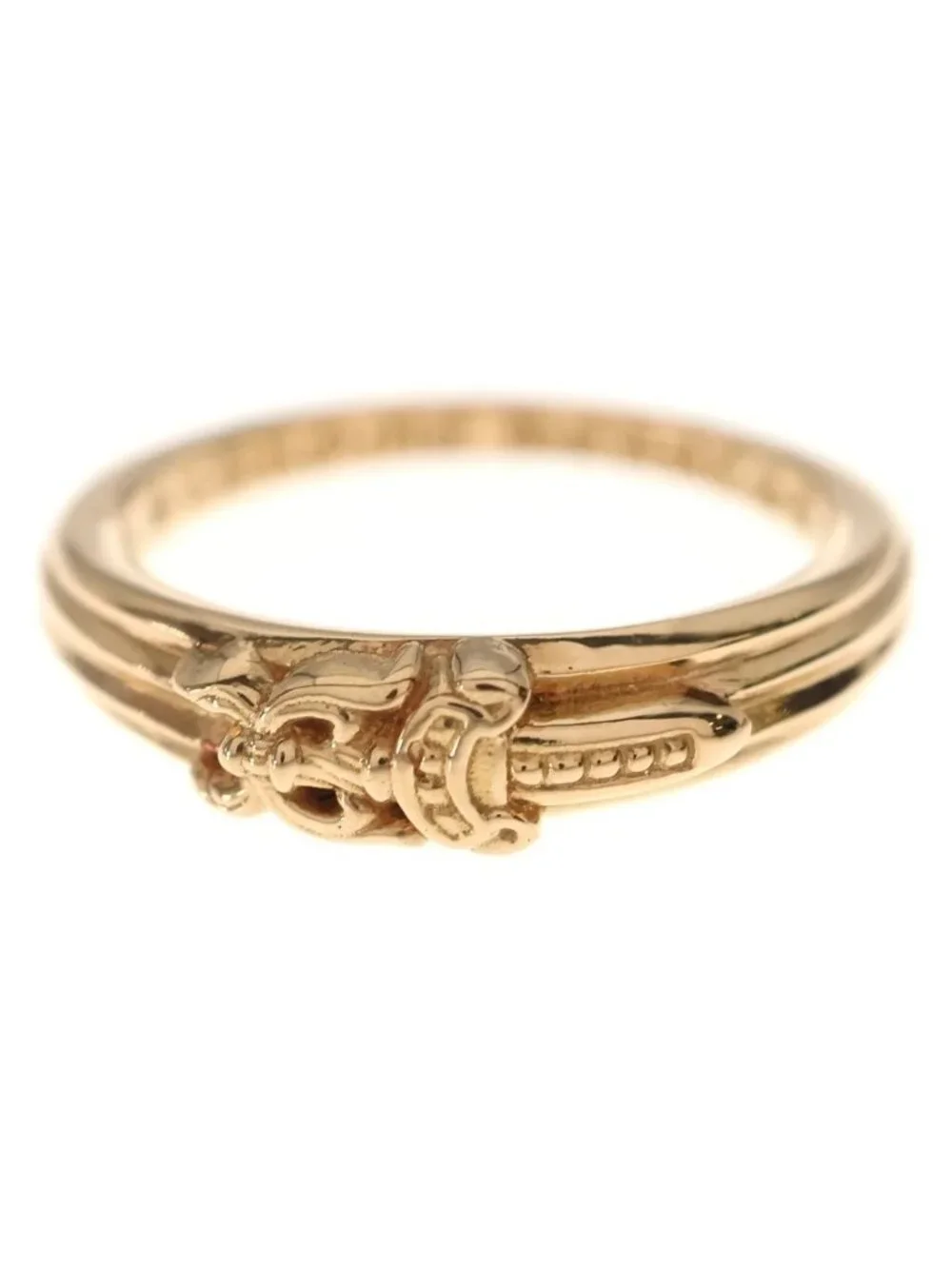 Chrome Hearts 22k Babyclsc Baby Classic Daga Ring Gold